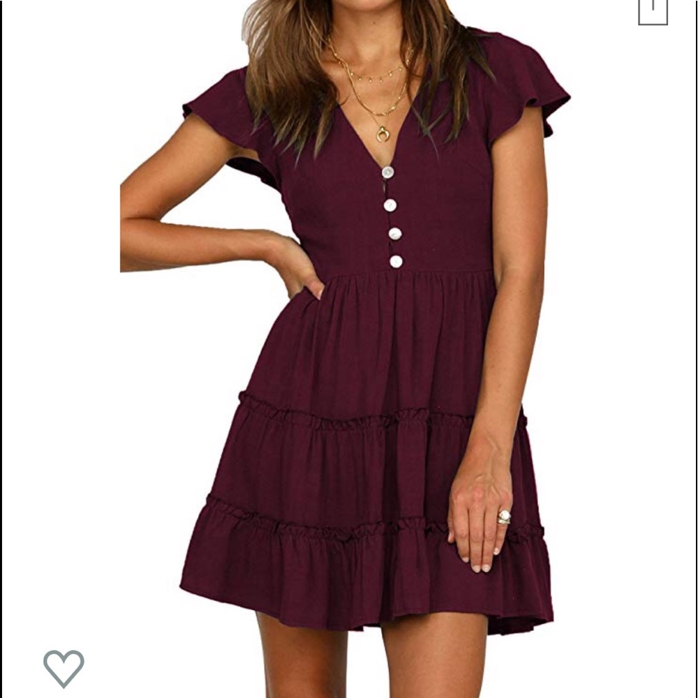 Black Miholl ruffle dress